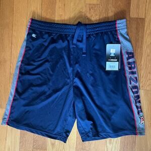 Colosseum University of Arizona Navy and Gray Boys Athletic Shorts